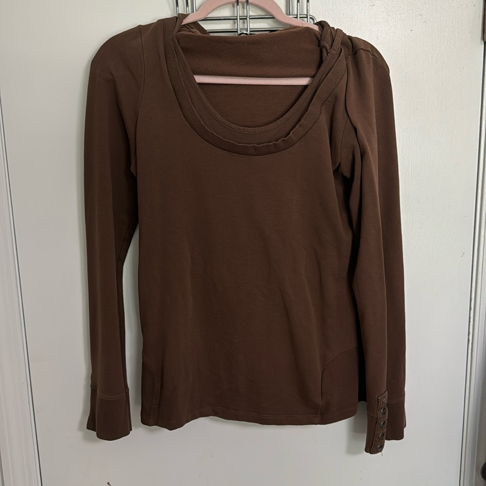 BC BG Paris size large, large, brown hoodie